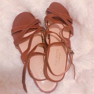 🏝Talbots Leather Sandals|8
